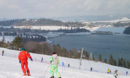 polana sosny stok narciarski