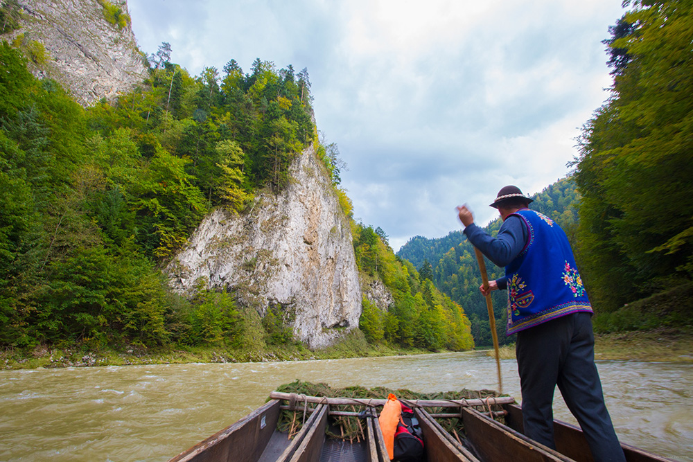 spływ przełomem dunajca pieniny