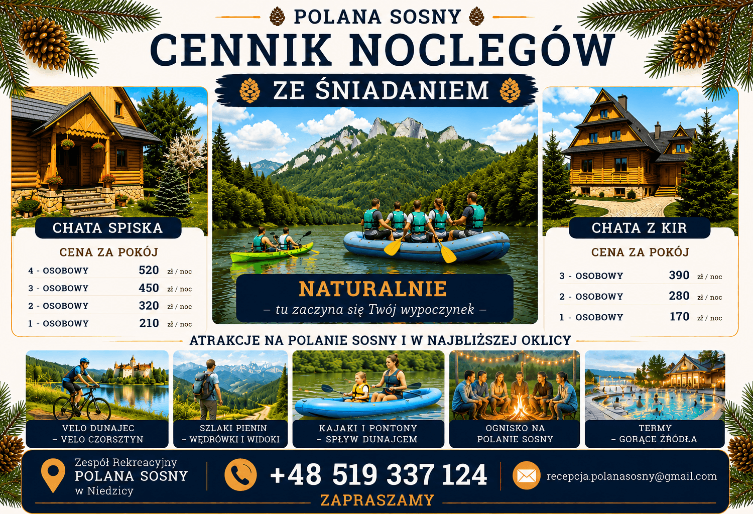 cennik noclegi